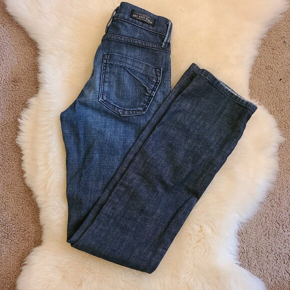 James Jeans Dry Aged Denim Hunter Straight Leg  Dark Wash Jeans - Picture 8 of 9